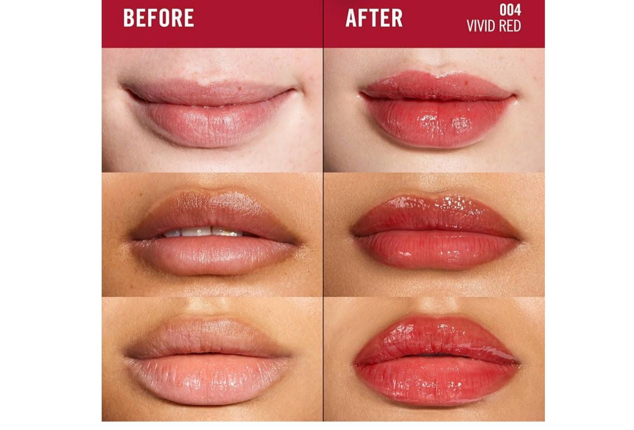 Rimmel Oh My Gloss!, 004 Vivid Red